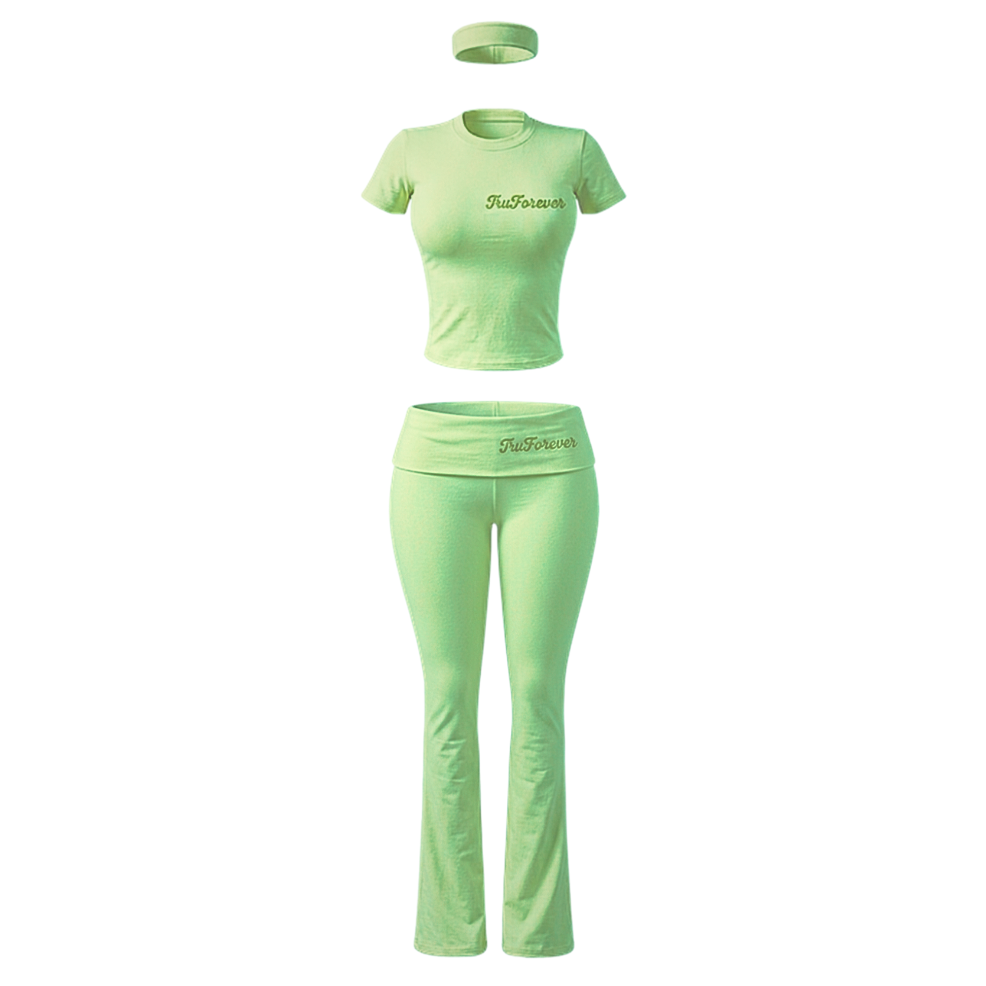 2-Piece TruForever yoga set with headband