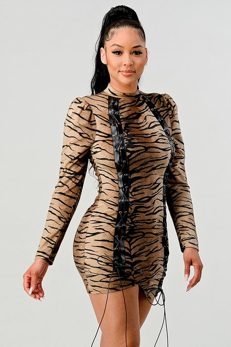 Wild Side Animal Print Dress