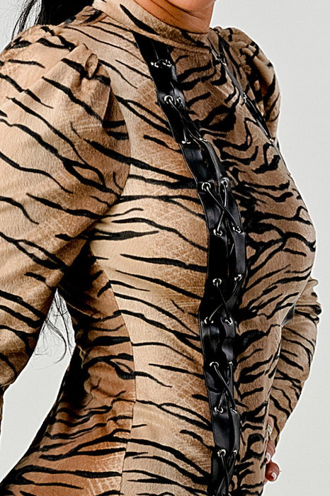 Wild Side Animal Print Dress