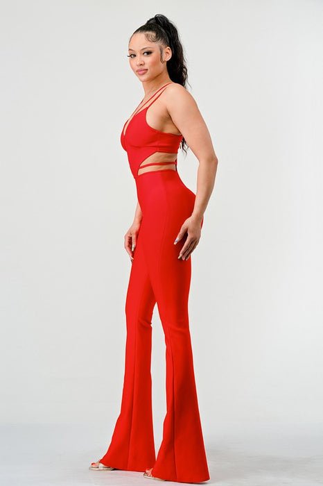 Double Trouble Bodycon Jumpsuit Pant Set