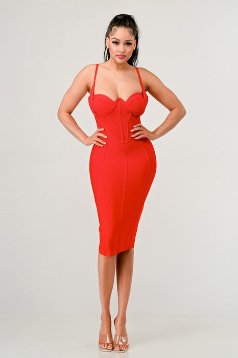 Lovely Girl Corset Bandage Dress