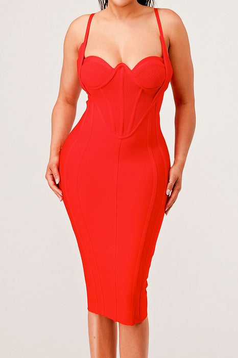 Lovely Girl Corset Bandage Dress