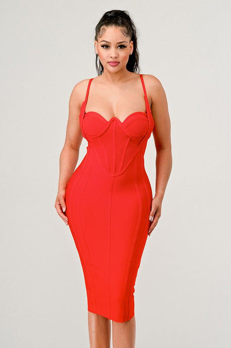 Lovely Girl Corset Bandage Dress