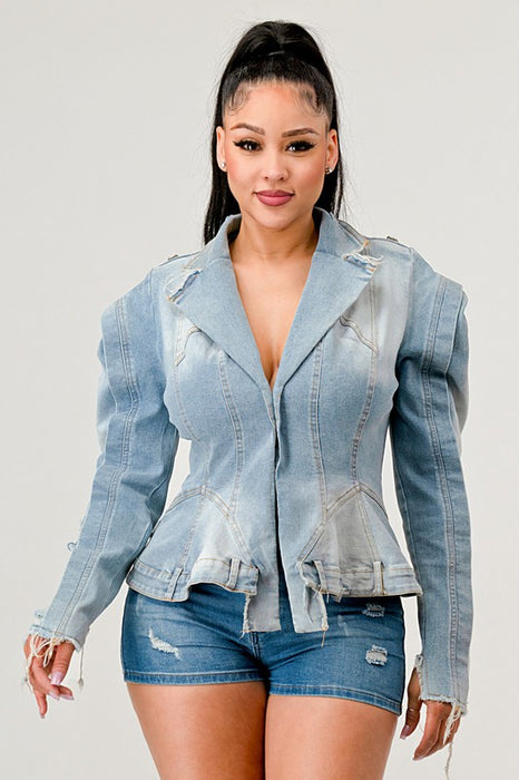 Trendy Lady Denim Jacket