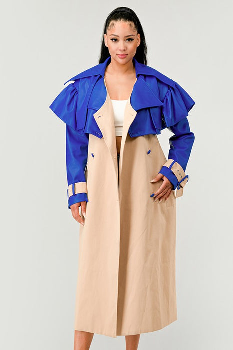 Fall Chic Trench Coat Dress