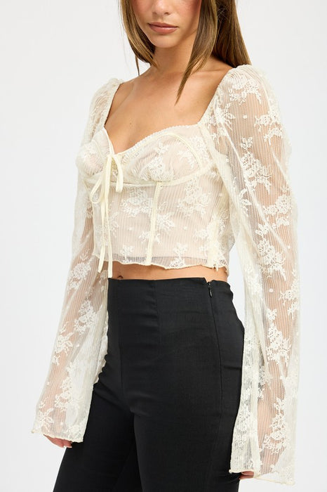 Lovely Lace Corset Top