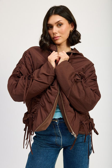 Ruched Lady Vintage Jacket