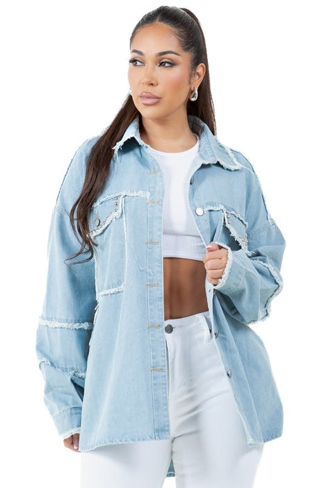 Damure Long Denim Jacket