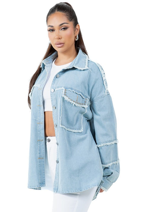 Damure Long Denim Jacket