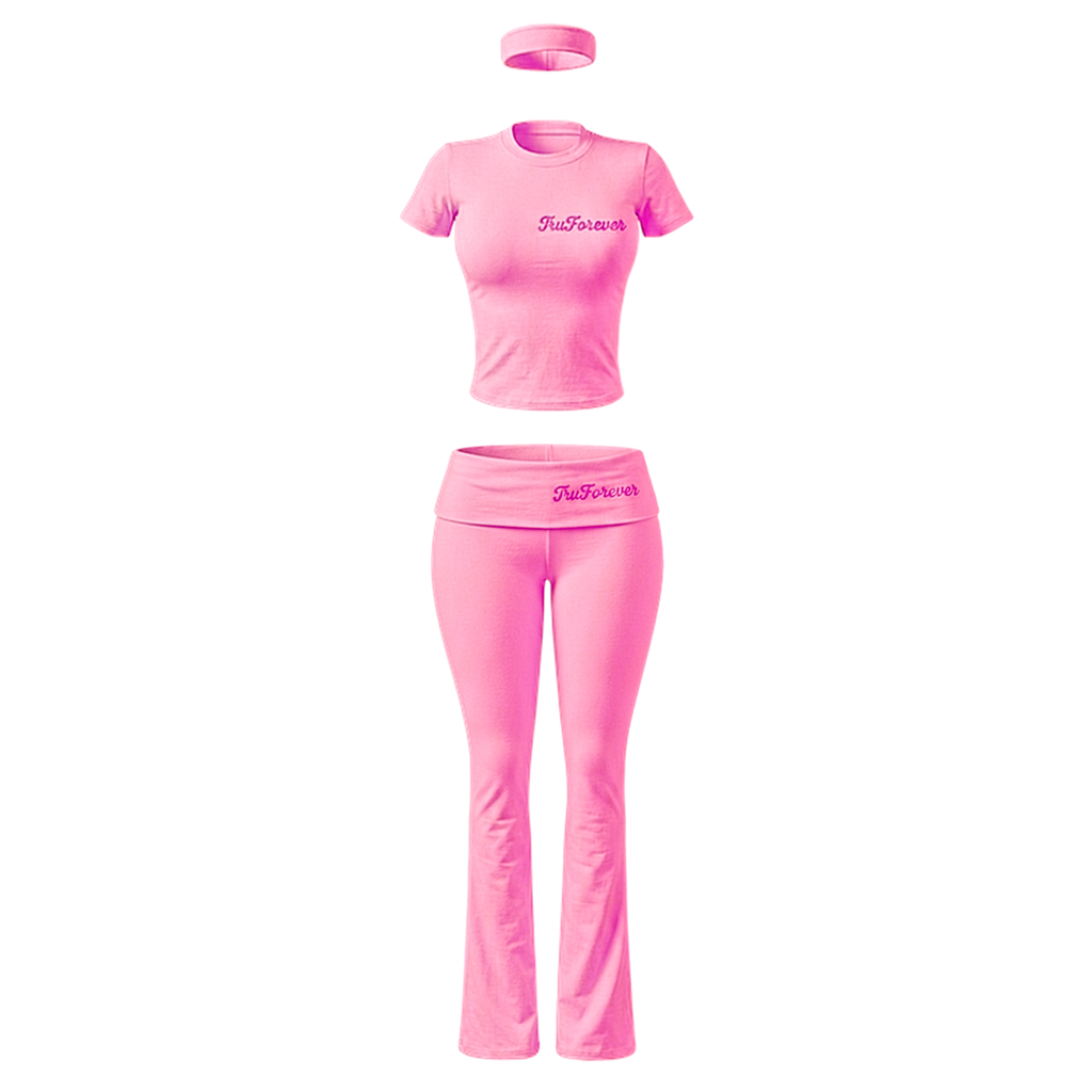 2-Piece TruForever yoga set with headband