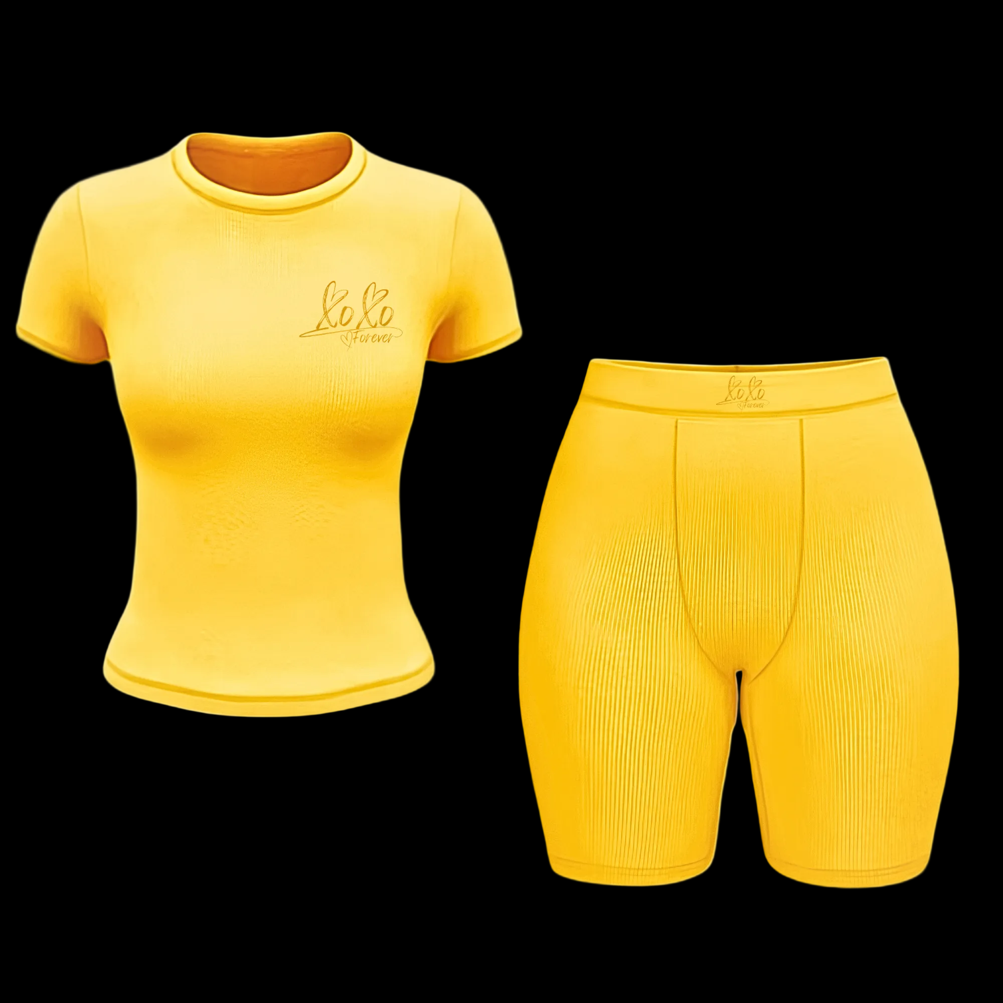 XOXO 2-piece lougewear short set