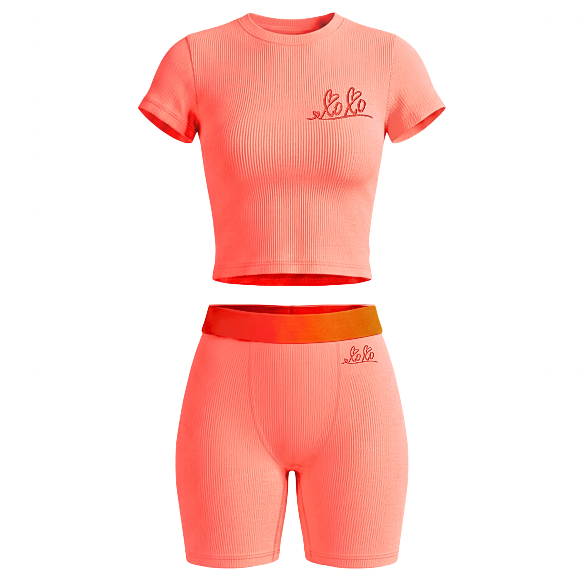 XOXO 2-piece lougewear short set