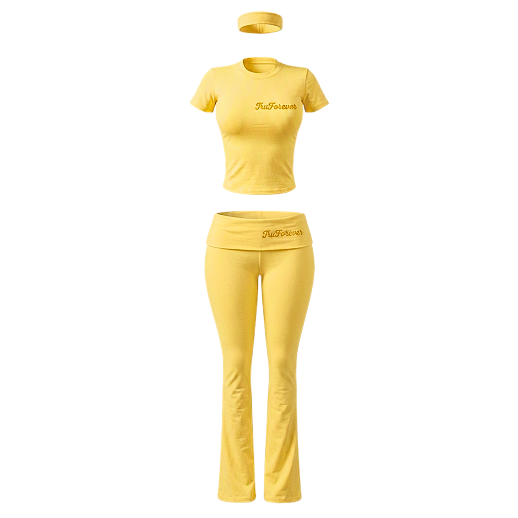 2-Piece TruForever yoga set with headband