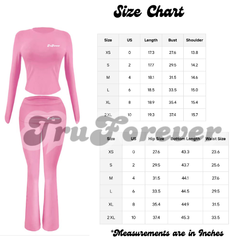 TruForever Biodegradable 2-piece long sleeve pant set