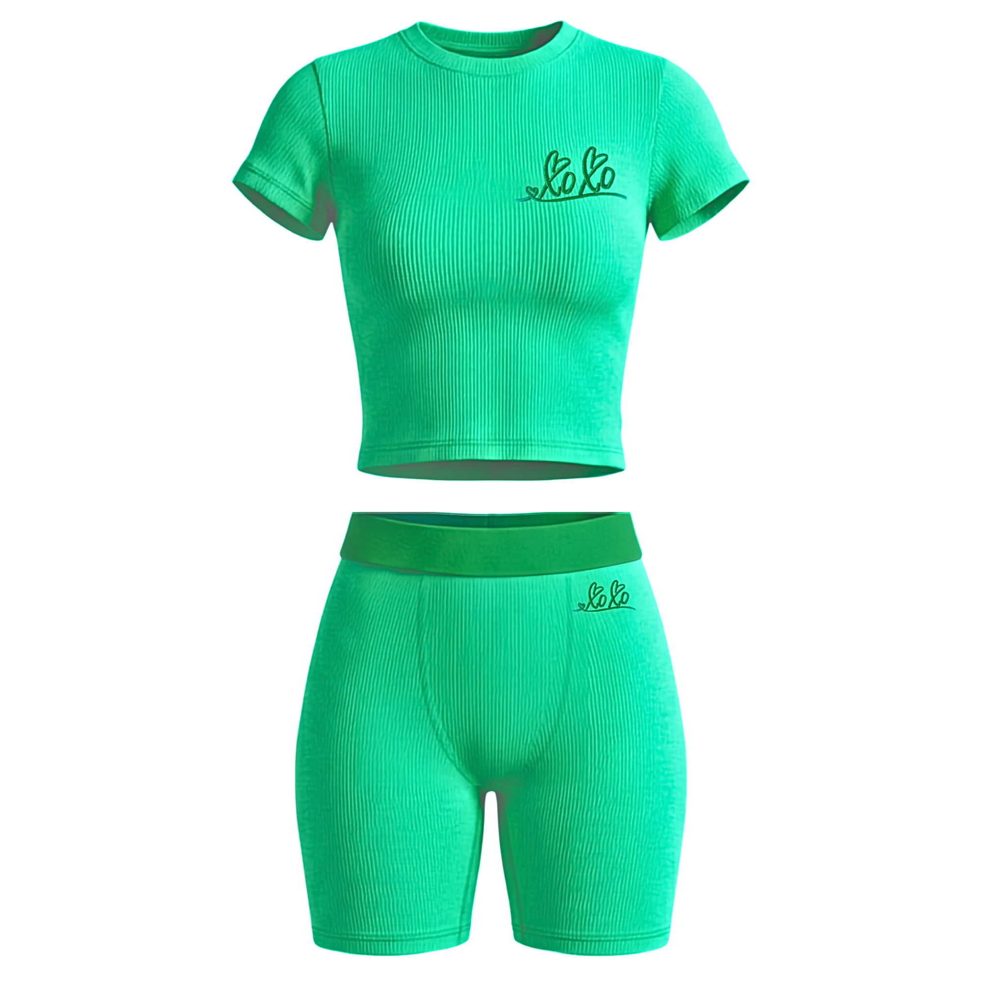 XOXO 2-piece lougewear short set