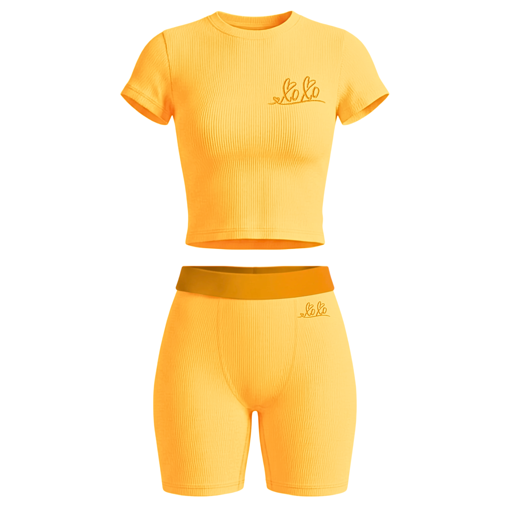XOXO 2-piece lougewear short set