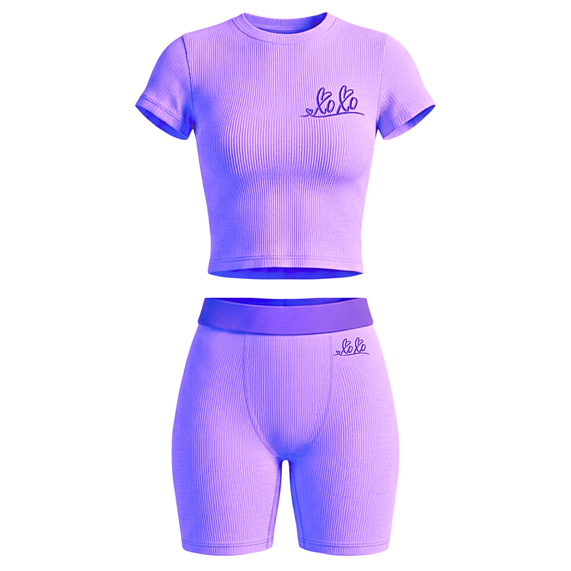XOXO 2-piece lougewear short set