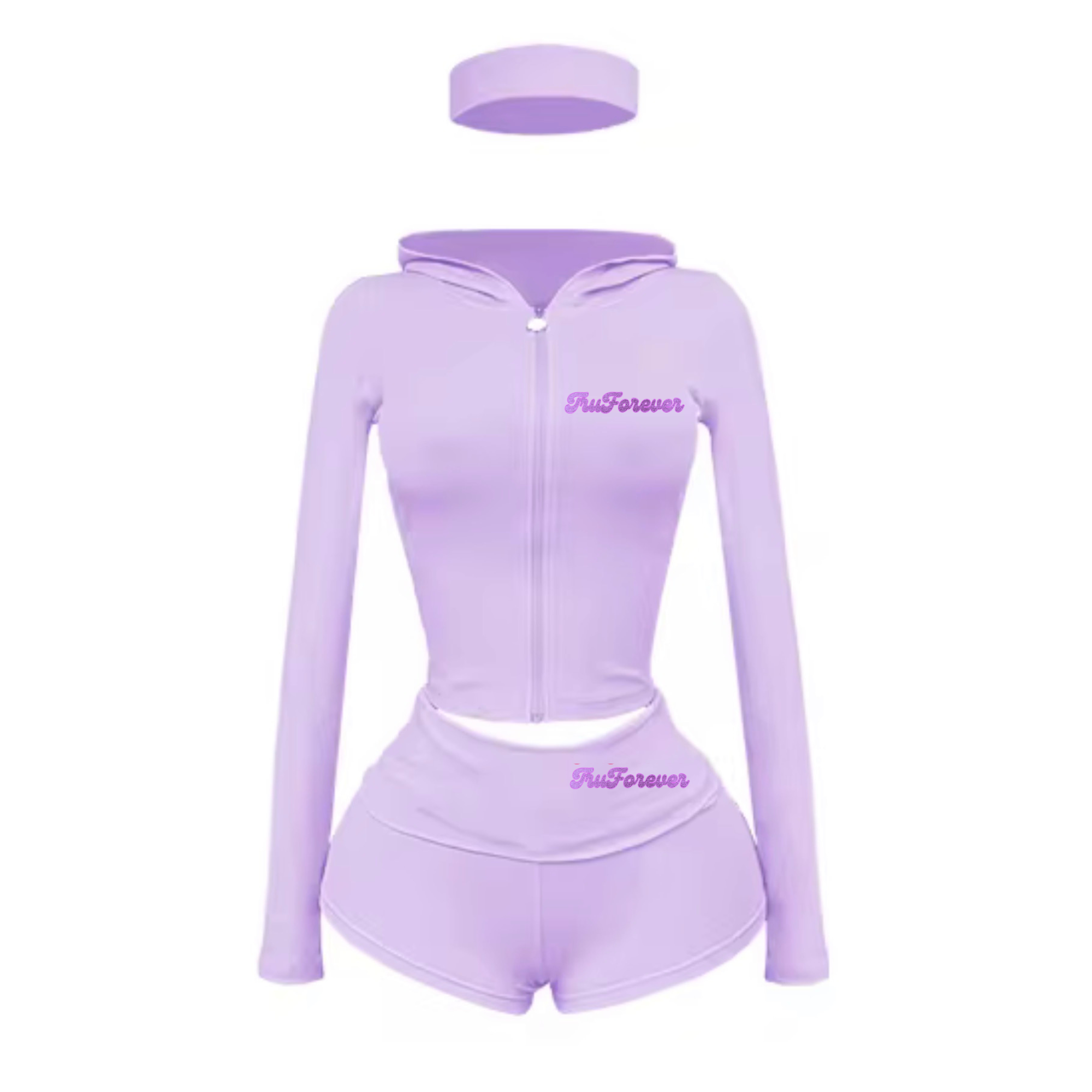 TruForever 3 Piece Shorts Set With Jacket