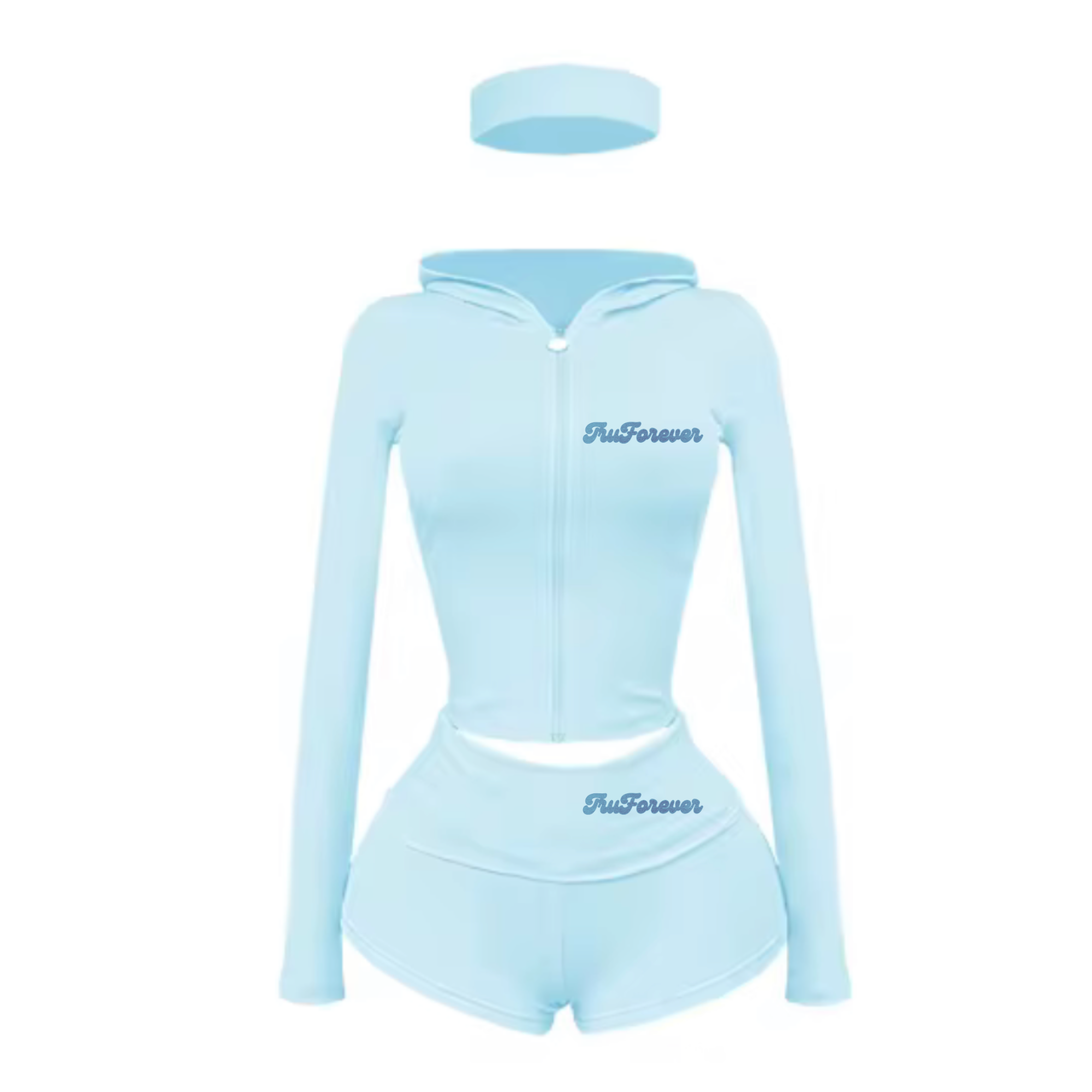 TruForever 3 Piece Shorts Set With Jacket