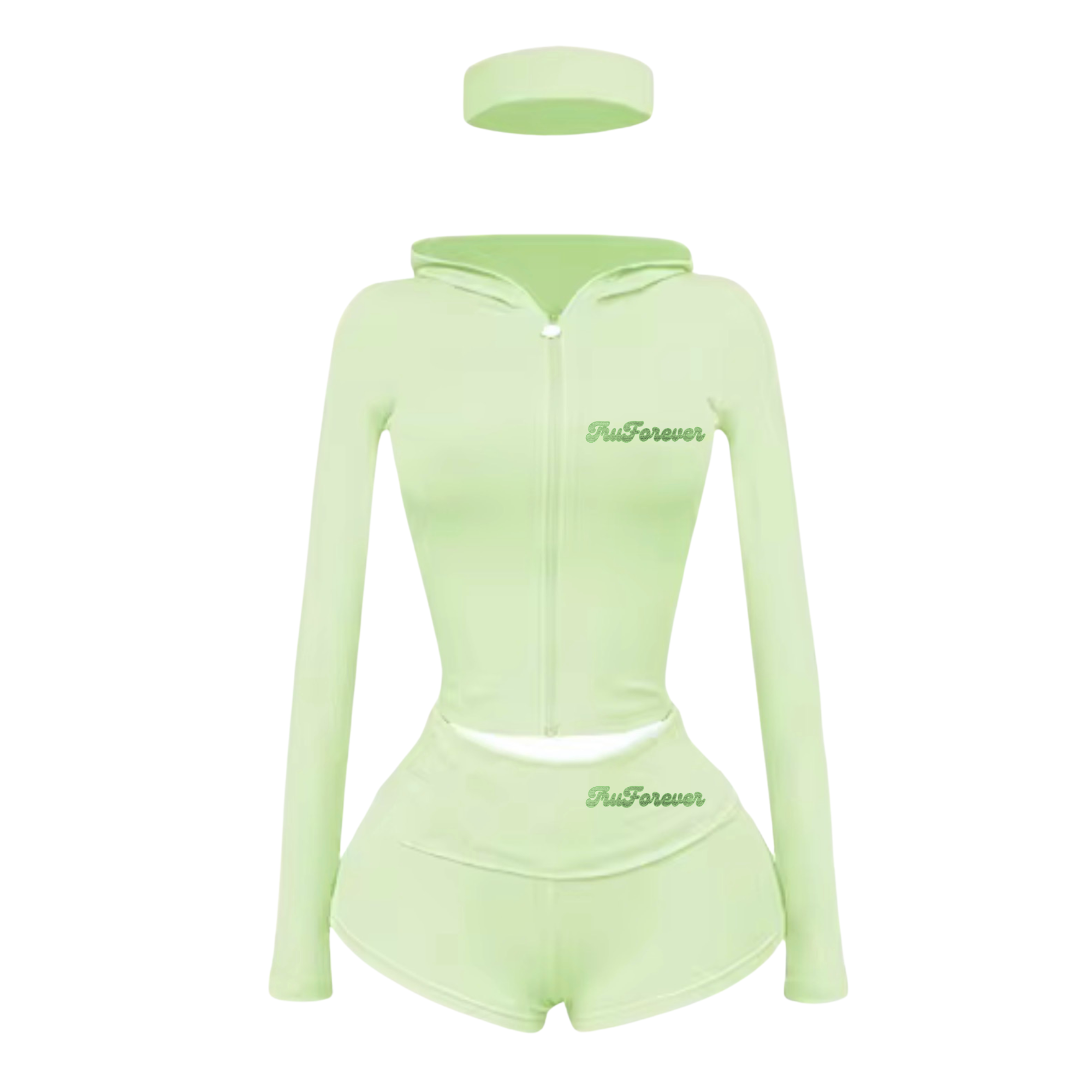 TruForever 3 Piece Shorts Set With Jacket
