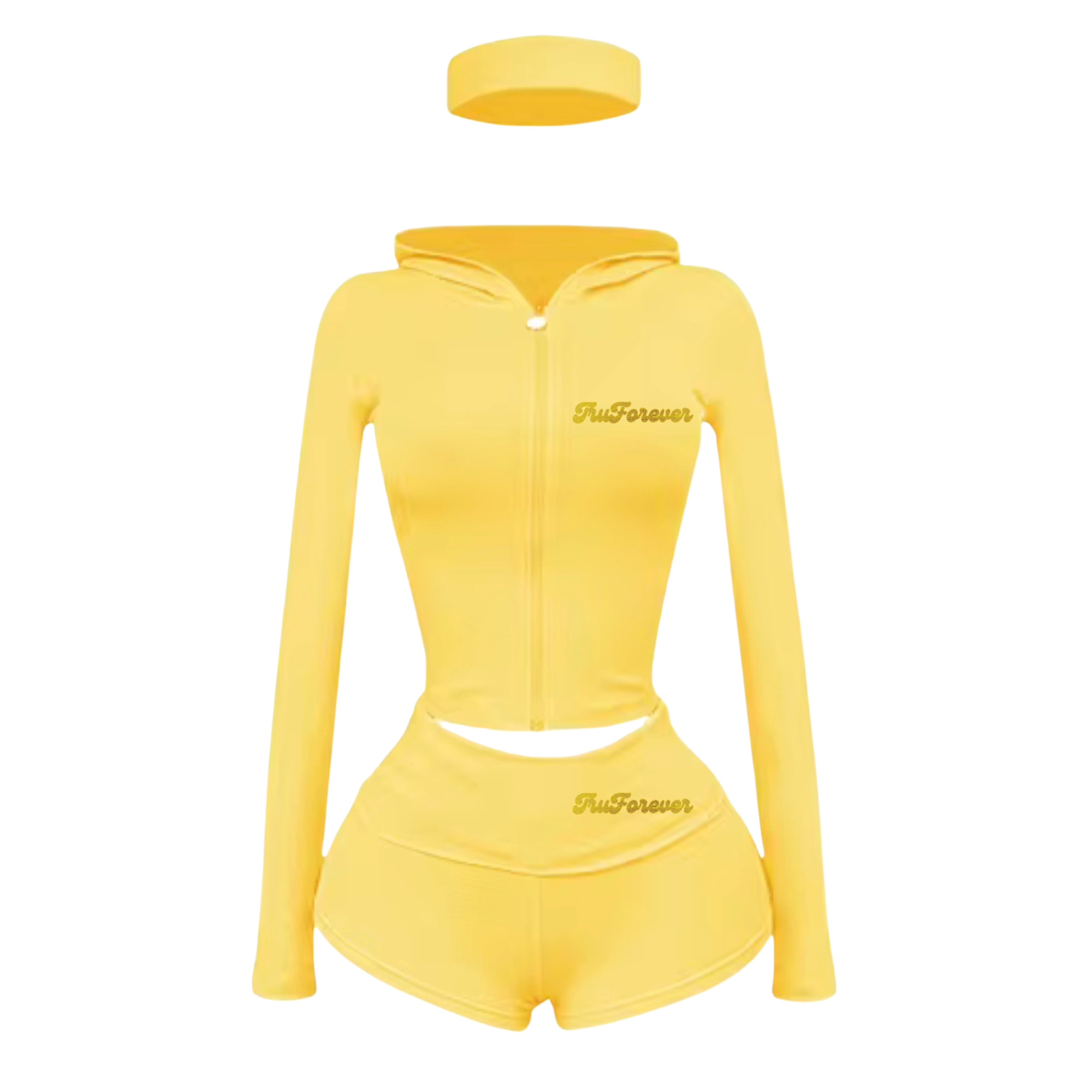TruForever 3 Piece Shorts Set With Jacket