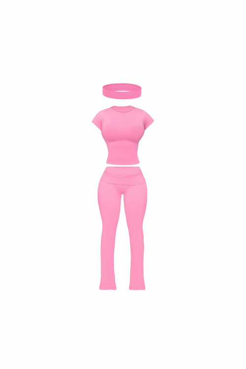 2-piece eco-friendly short sleeve set