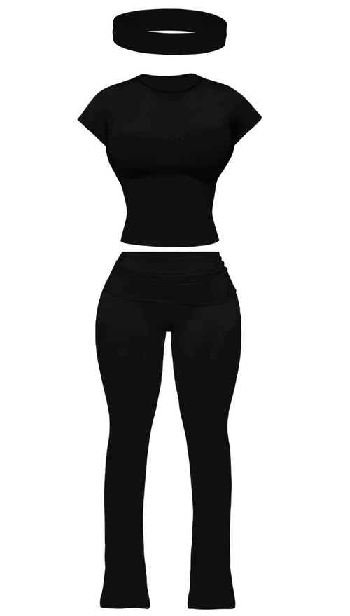 2-piece eco-friendly short sleeve set