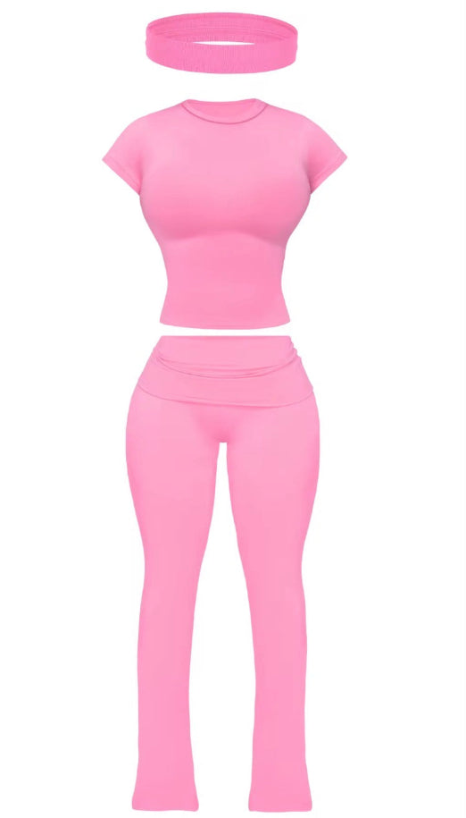 2-piece eco-friendly short sleeve set