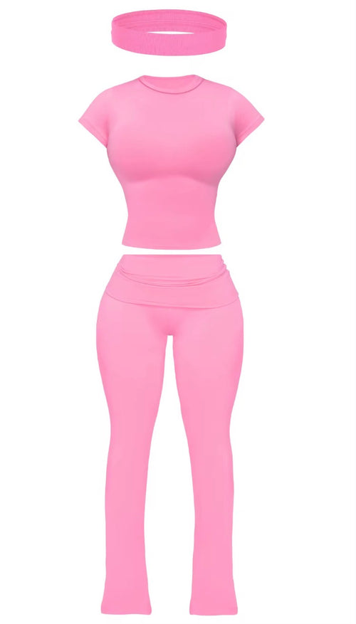 2-piece eco-friendly short sleeve set
