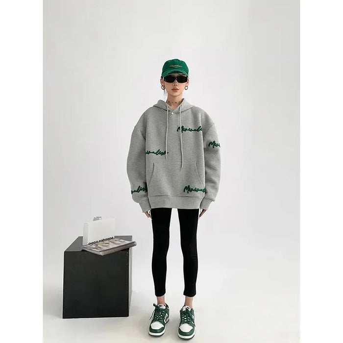 Women's Oversized Embroidered Hoodie